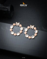 Butterfly Bush Earrings Champagne - Zeesy Jewellery