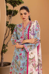Zellbury Stitched 3 Piece Lawn Vol-01 Collection'2026-WPS-32163