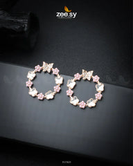 Butterfly Bush Earrings Mint pink - Zeesy Jewellery