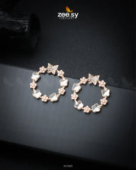 Butterfly Bush Earrings Peach - Zeesy Jewellery