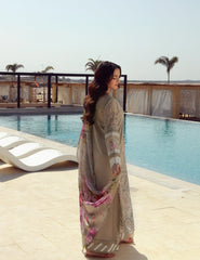 Gulmina Unstitched 3 Piece Luxury Lawn Vol-01 Suit-Mahay