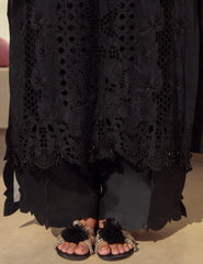 Gulmina Unstitched 3 Piece Luxury Lawn Vol-01 Suit-Black Magic