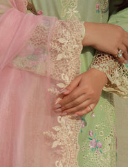 Gulmina Unstitched 3 Piece Luxury Lawn Vol-01 Suit-Gardenia