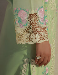 Gulmina Unstitched 3 Piece Luxury Lawn Vol-01 Suit-Gardenia