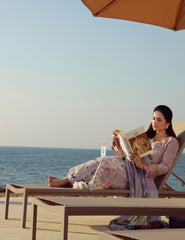 Gulmina Unstitched 3 Piece Luxury Lawn Vol-01 Suit-Muave Magic