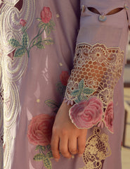 Gulmina Unstitched 3 Piece Luxury Lawn Vol-01 Suit-Muave Magic