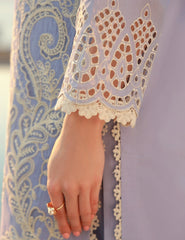 Gulmina Unstitched 3 Piece Luxury Lawn Vol-01 Suit-Periwinkle
