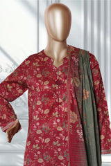 Bin Saeed Stitched 3 Piece Exclusive Printed Lawn Vol-02 Suit-LSM-2732 MARJANDA
