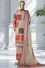 Bin Saeed Stitched 3 Piece Exclusive Printed Lawn Vol-02 Suit-LSM-2773-SKIN