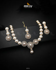 Jonquil Necklace Set Golden - Zeesy Jewellery