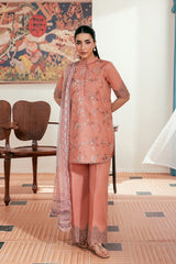 Zync By Florent Unstitched 3 Piece Luxury Lawn Vol-02 Suit-FZ-2A