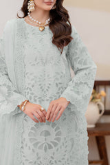 Tehwar By Imrozia Serene Stitched 3 Piece Formals Suit-IP-134 Zareha (Sage Mist)
