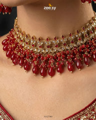 Brides Whisper Pearl Bridal Set - Zeesy Jewellery