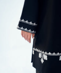 Winter Tales By Kaanthaa Stitched 2 Piece Winter Suit-Night Frost | 2 pc Stitched