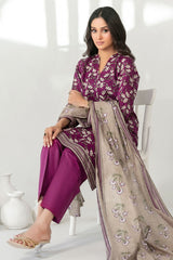 Mehza By Tawakkal Unstitched 3 Piece Rotary Lawn Vol-01 Suit-D-3239