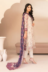 Ohana By Tawakkal Unstitched 3 Piece Emb Lawn Suit-D-3363