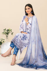 Zahlia By Tawakkal Unstitched 3 Piece Emb Lawn Suit-D-3371