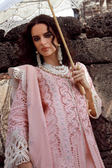 Gulmina Unstitched 3 Piece Luxury Lawn Vol-02 Suit-Rosé Dusk