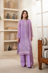 Anaya Noor By Zebtan Unstitched 3 Piece Luxury Formals Suit-AN-01