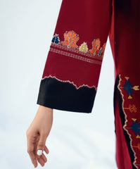 Winter Tales By Kaanthaa Stitched 2 Piece Winter Suit-Folk Muse | 2 pc Stitched