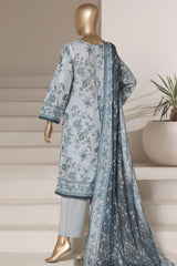 Sada Bahar Stitched 3 Piece Printed Lawn Vol-02 Suit-PR-4508-SKY
