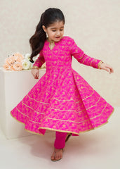 Modest Stitched 3 Piece Toddlers Formals Collection'2025-Mahroz