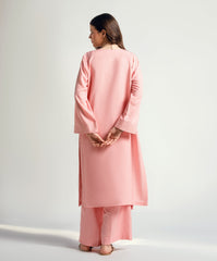 Winter Tales By Kaanthaa Stitched 2 Piece Winter Suit-Blush Daylight | 2 pc Stitched