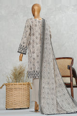 Printkari By HZ Stitched 3 Piece Chikankari Vol-05 Suit-LPE-3P-507