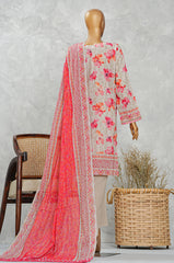 Printkari By HZ Stitched 3 Piece Chikankari Vol-05 Suit-LPE-3P-509