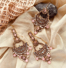 Made For Her-Aura Earrings & Tikka Set