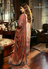 Asim Jofa Aira & Asra Pret Ajawp-03 Embroidered Karandi Stitched 3 Pcs