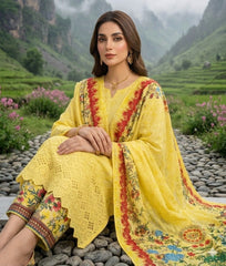 Esra Vol 2 By Dr Haris Unstitched 3 Piece Lawn Suit-ESR-016