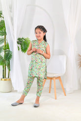 Silcot Stitched Co Ords Kids Summer Lawn Suit-Little Daisy