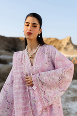 Sunlit Groove By Emaan Adeel Unstitched 3 Piece Luxury Lawn Suit-Summer Sorbet