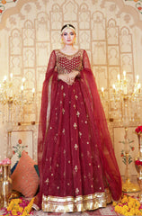 Kalidaar Frocks By Asma & Sidra Stitched Formals Suit-Rose Queen