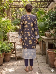GENZ By Dr Haris Unstitched 2 Piece Lawn Suit-GEN-005