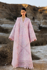 Sunlit Groove By Emaan Adeel Unstitched 3 Piece Luxury Lawn Suit-Summer Sorbet