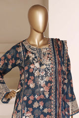 Signature By Sada Bahar Stitched 3 Piece Festive Emb Vol-02 Suit-ED-7726-BLUE