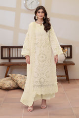 Tehwar By Imrozia Serene Stitched 3 Piece Formals Suit-IP-134 Zareha (Off White)