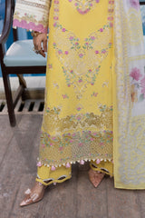 Dil Kash By Gulmina Unstitched 3 Piece Summer Lawn Suit-MAYA