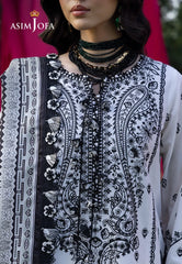 Asim Jofa Unstitched 3 Piece Luxury Lawn Suit-AJULW-04 Embroidered Lawn Unstitched 3 Pcs