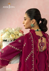 Asim Jofa Unstitched 3 Piece Luxury Lawn Suit-AJULW-02 Embroidered Lawn Unstitched 3 Pcs