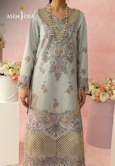 Asim Jofa Unstitched 3 Piece Luxury Lawn Suit-AJULW-01 Embroidered Lawn Unstitched 3 Pcs