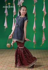 Asim Jofa Stitched Luxury Formals Kids Suit-AJKL-03