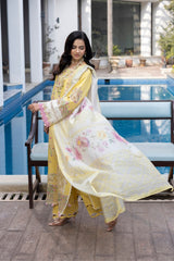 Dil Kash By Gulmina Unstitched 3 Piece Summer Lawn Suit-MAYA