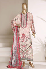Sada Bahar Stitched 3 Piece Self Lawn Kaftan Suit-PR-923-Skin