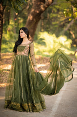 Kalidaar Frocks By Asma & Sidra Stitched Formals Suit-Nimrah Shah