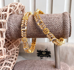 Made For Her-Elan Zircon Bangles - KDV1013