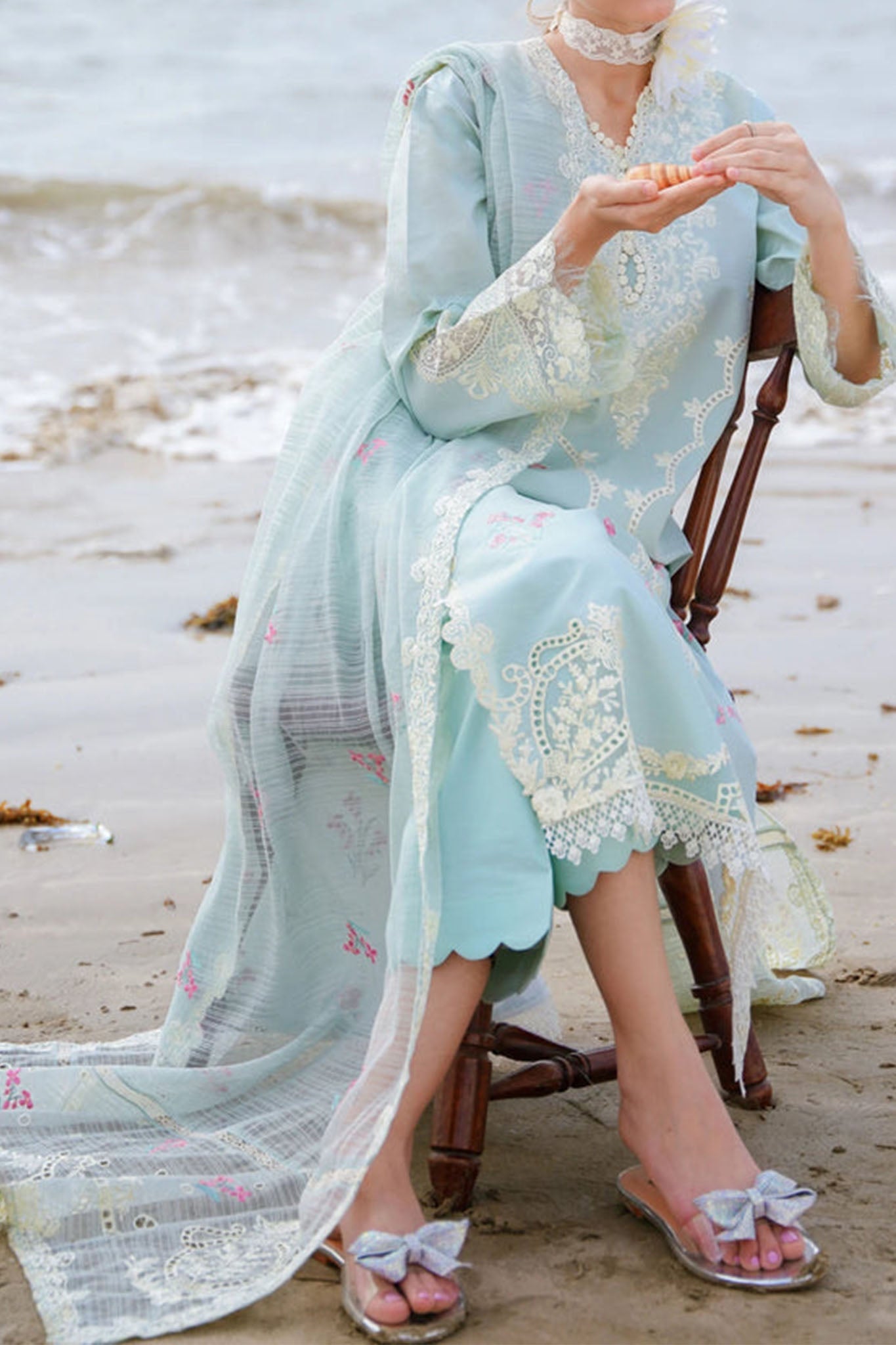 Saagar by Aabyaan Unstitched 3 Piece Luxury Festive Lawn Collection'2024-AF-08