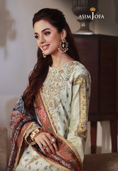 Asim Jofa Asra '23 Ajas-08 Embroidered Cambric (3-Pcs)